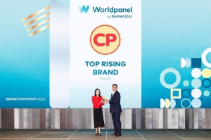 CP ทะยานสู่แชมป์ครองใจผู้บริโภค ! คว้า Top Rising Brand "แบรนด์ที่มีการเลือกซื้อเติบโตมากที่สุด"