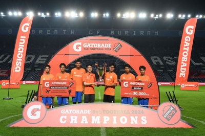 “เกเตอเรด” แสดงความยินดีกับ “ตี๋ออร์คิด By POWER SNCK” นักเตะเยาวชนไทย คว้าแชมป์! Gatorade 5v5 Football 2024